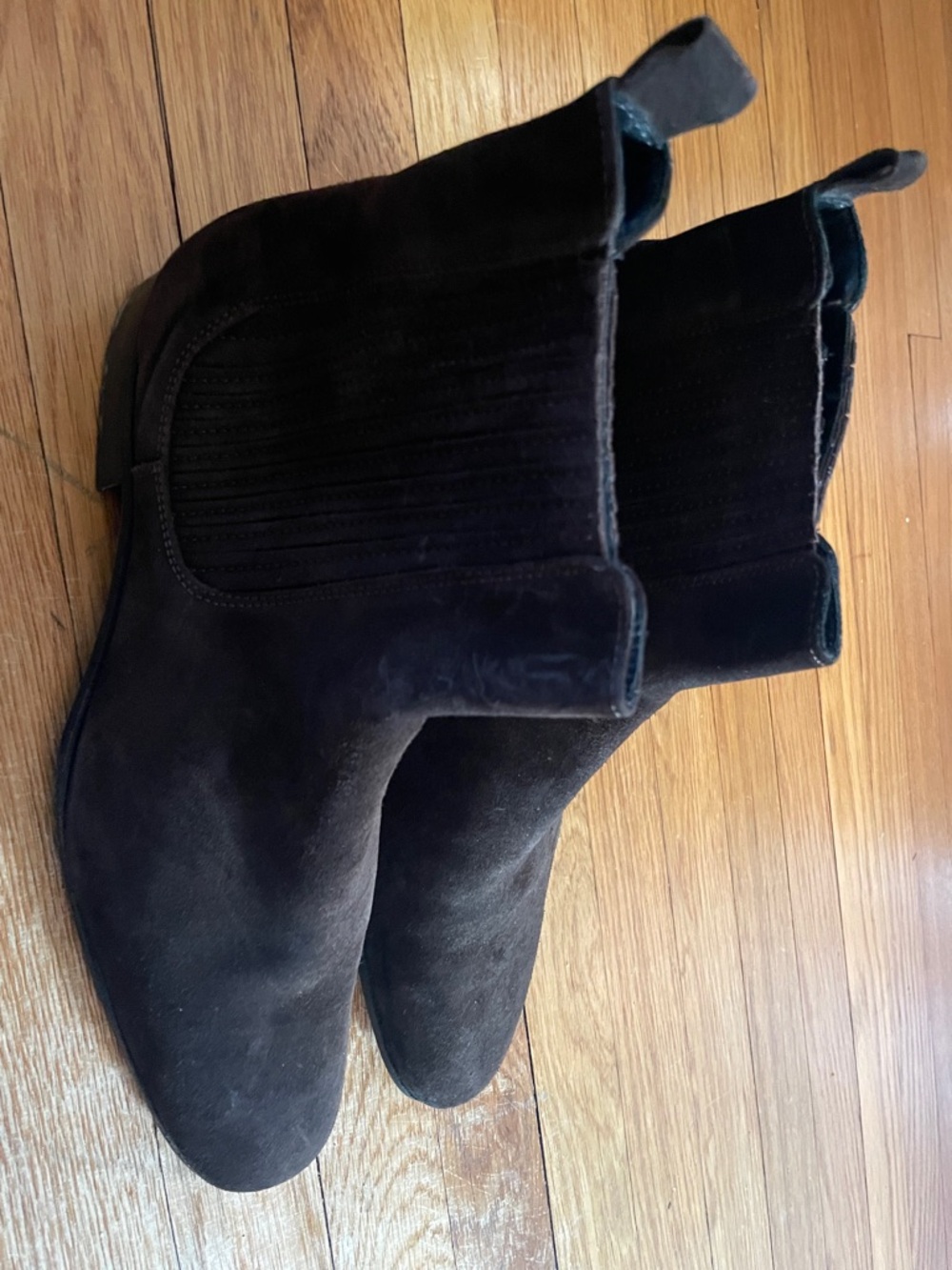 Jimmy Choo Brown Suede Chelsea Boots